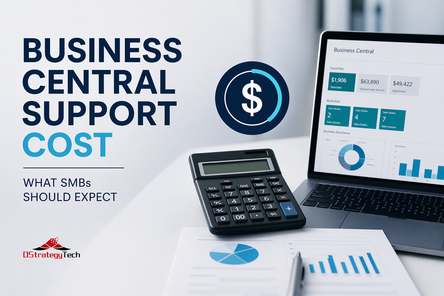 Business Central support cost guide showing pricing models and cost factors for SMBs