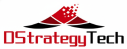 DStrategyTech logo with red digital swoosh and company name